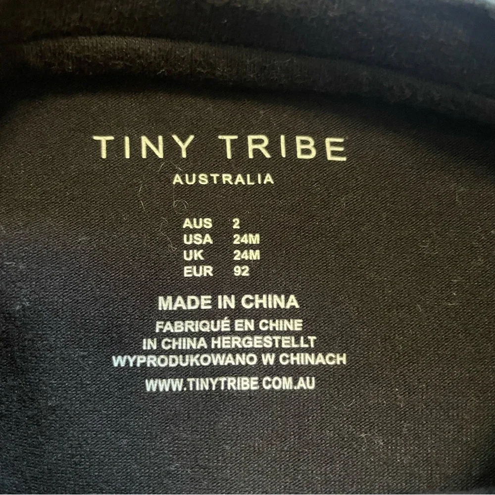 Tiny Tribe Black Shorts and T-Shirts Bundle